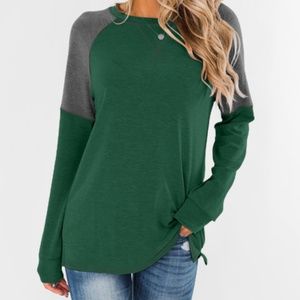 Color Block Raglan Sleeve Top